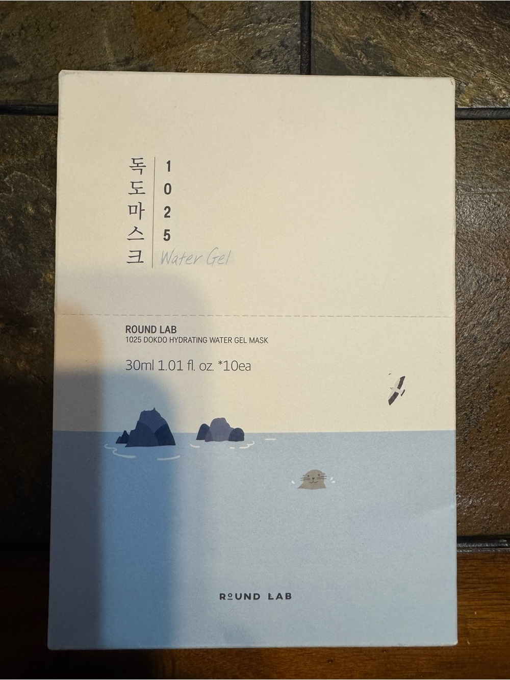 NIB Round Lab 1025 Dokdo Hydrating Water Gel Mask 10- Pack